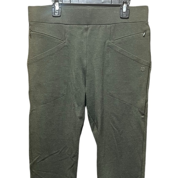 Betabrand Journey Olive Green stretch skinny legging pants Size medium - Picture 3 of 11